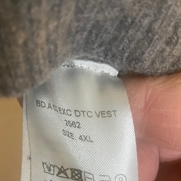 Ganni Charcoal Sleeveless Wool Blend sweater - Picture 6 of 6